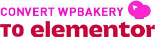convert wpbakery to elementor logo